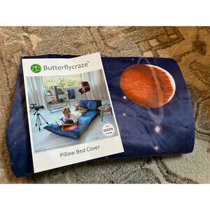 Butterfly Craze Pillow Bed Cover Outer Space Print NEW